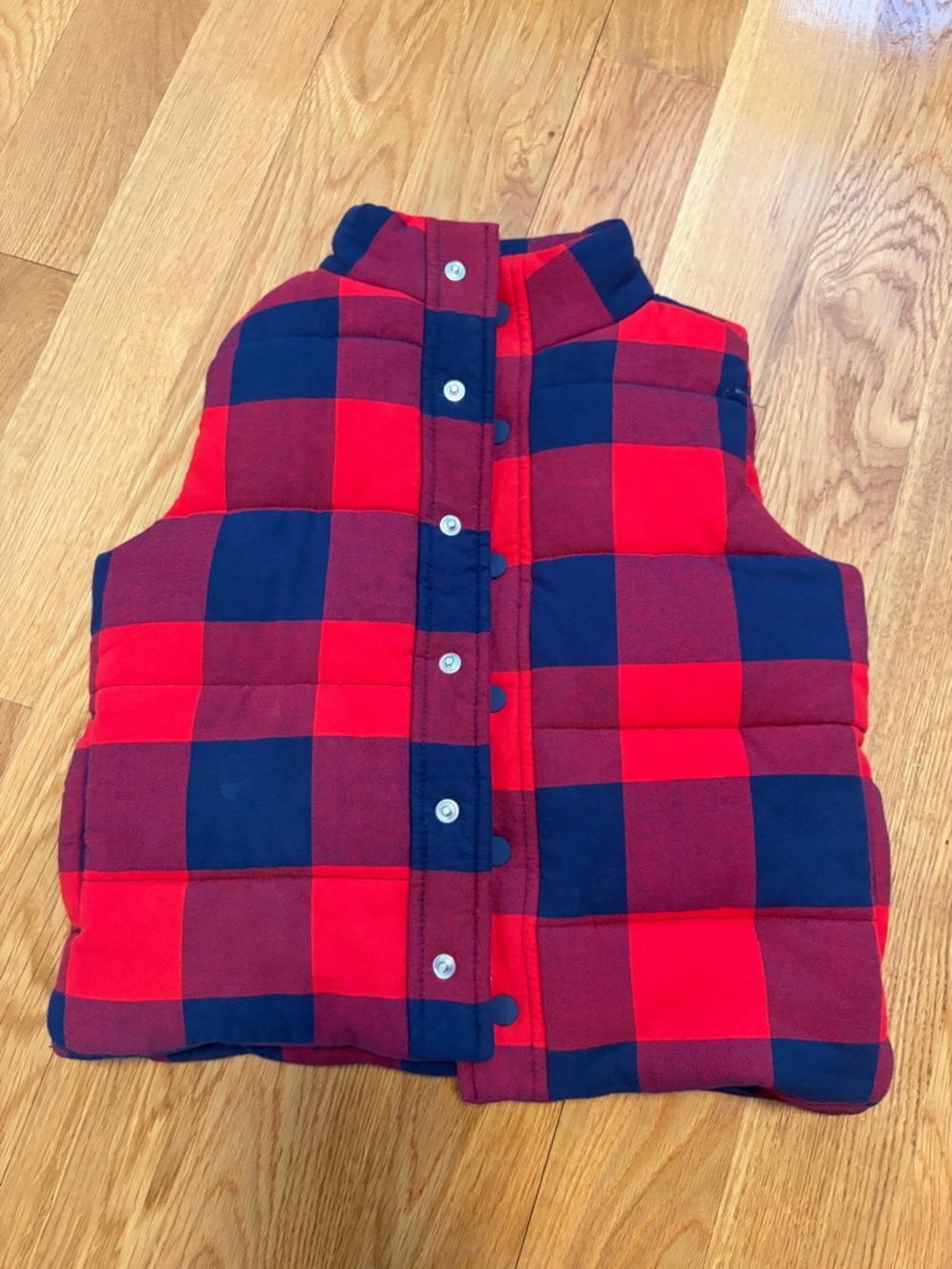 Janie and Jack Buffalo Plaid Button Up Vest 3T-4T NWT Holiday Christmas